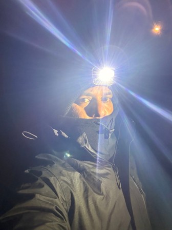 Night climb